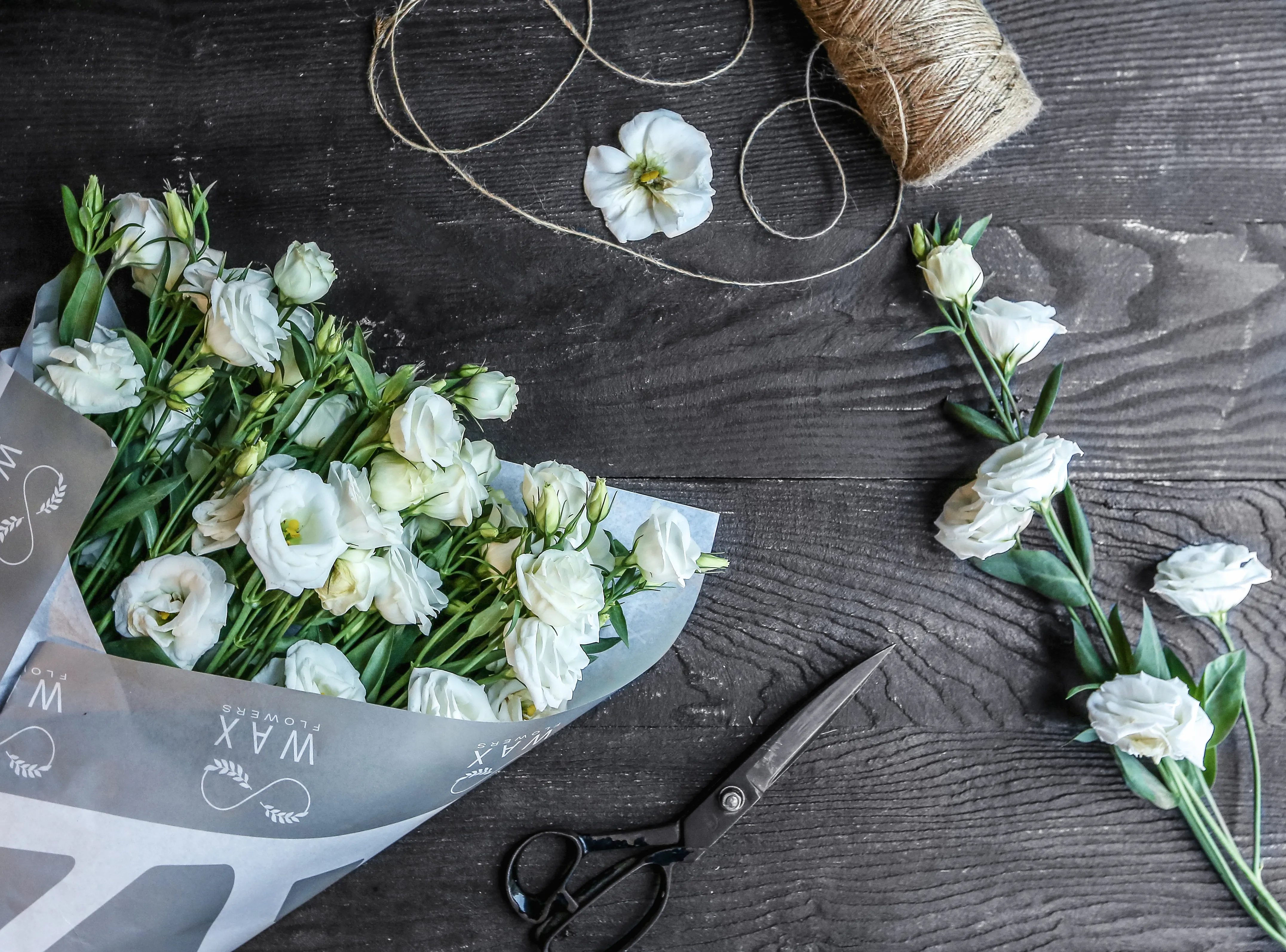 White & Green Bouquet